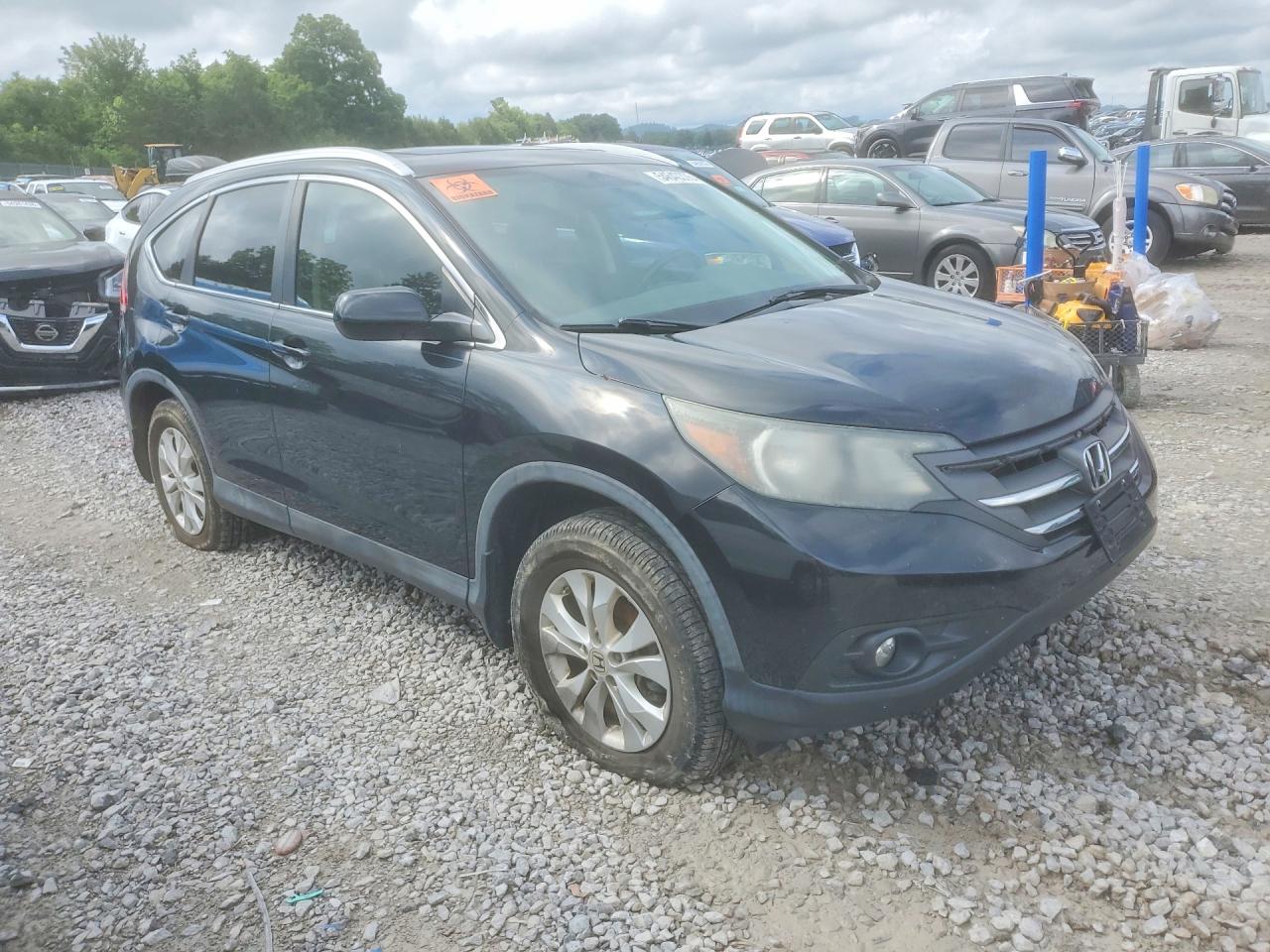 2013 Honda Cr-v Exl Black vin: 5J6RM4H71DL057732
