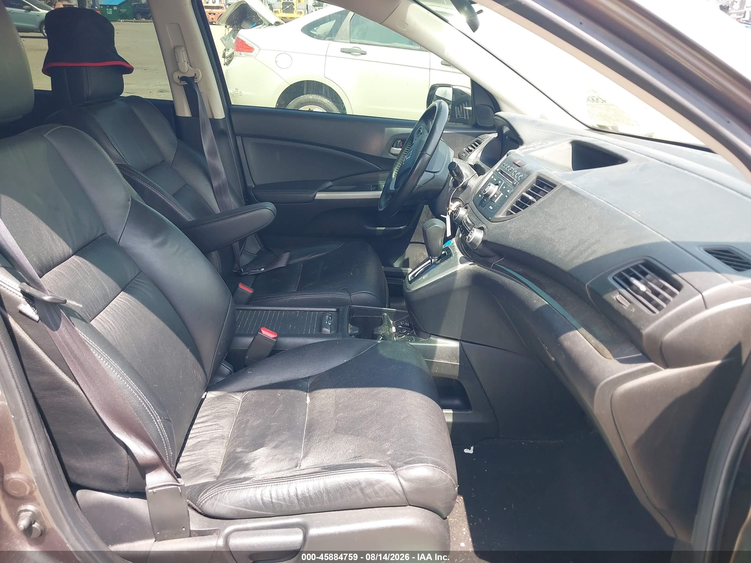 2013 Honda Cr-v Ex-l Серый vin: 5J6RM4H71DL058119