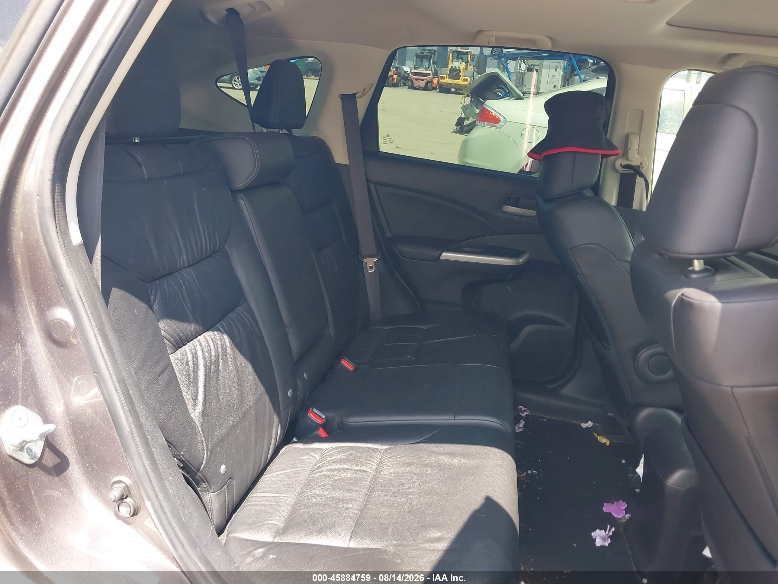 2013 Honda Cr-v Ex-l Серый vin: 5J6RM4H71DL058119