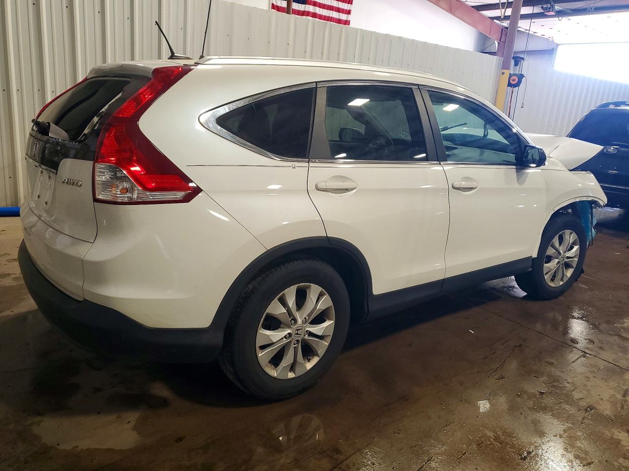 2013 Honda Cr-v Exl White vin: 5J6RM4H71DL061621