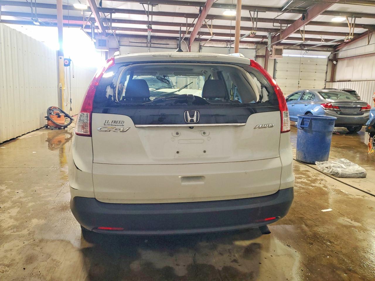2013 Honda Cr-v Exl White vin: 5J6RM4H71DL061621
