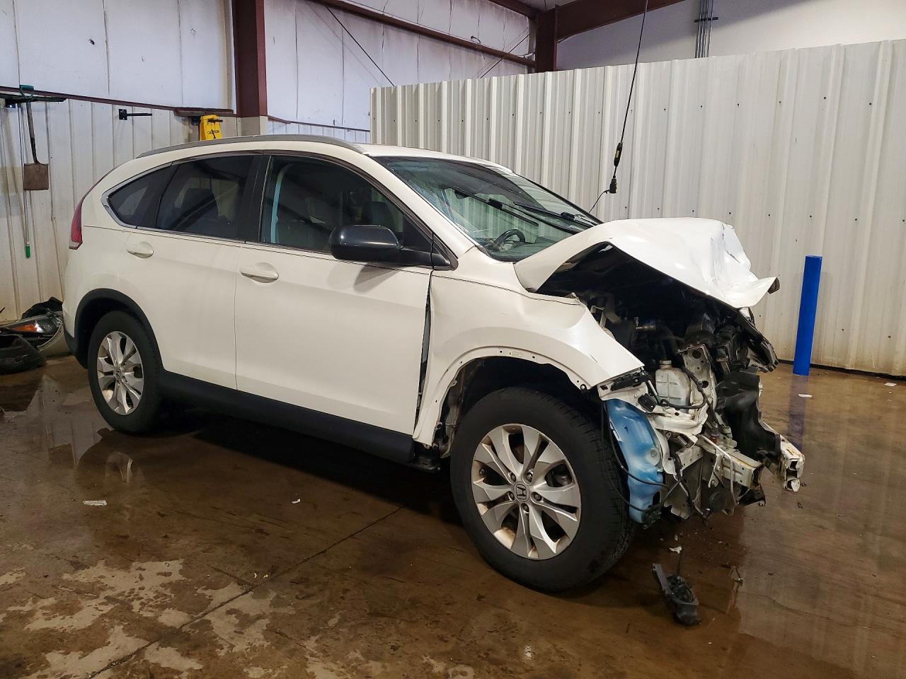 2013 Honda Cr-v Exl White vin: 5J6RM4H71DL061621