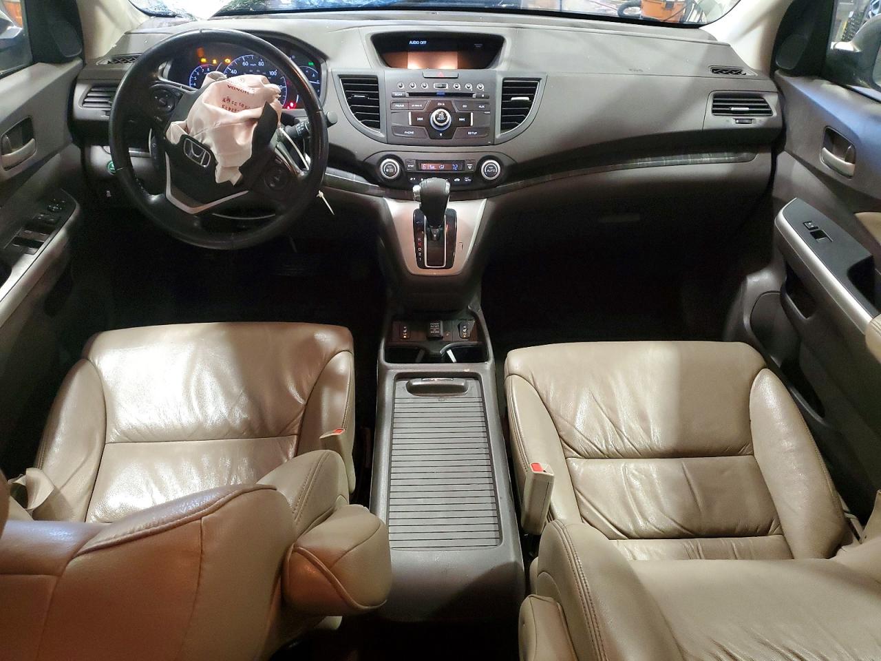 2013 Honda Cr-v Exl White vin: 5J6RM4H71DL061621