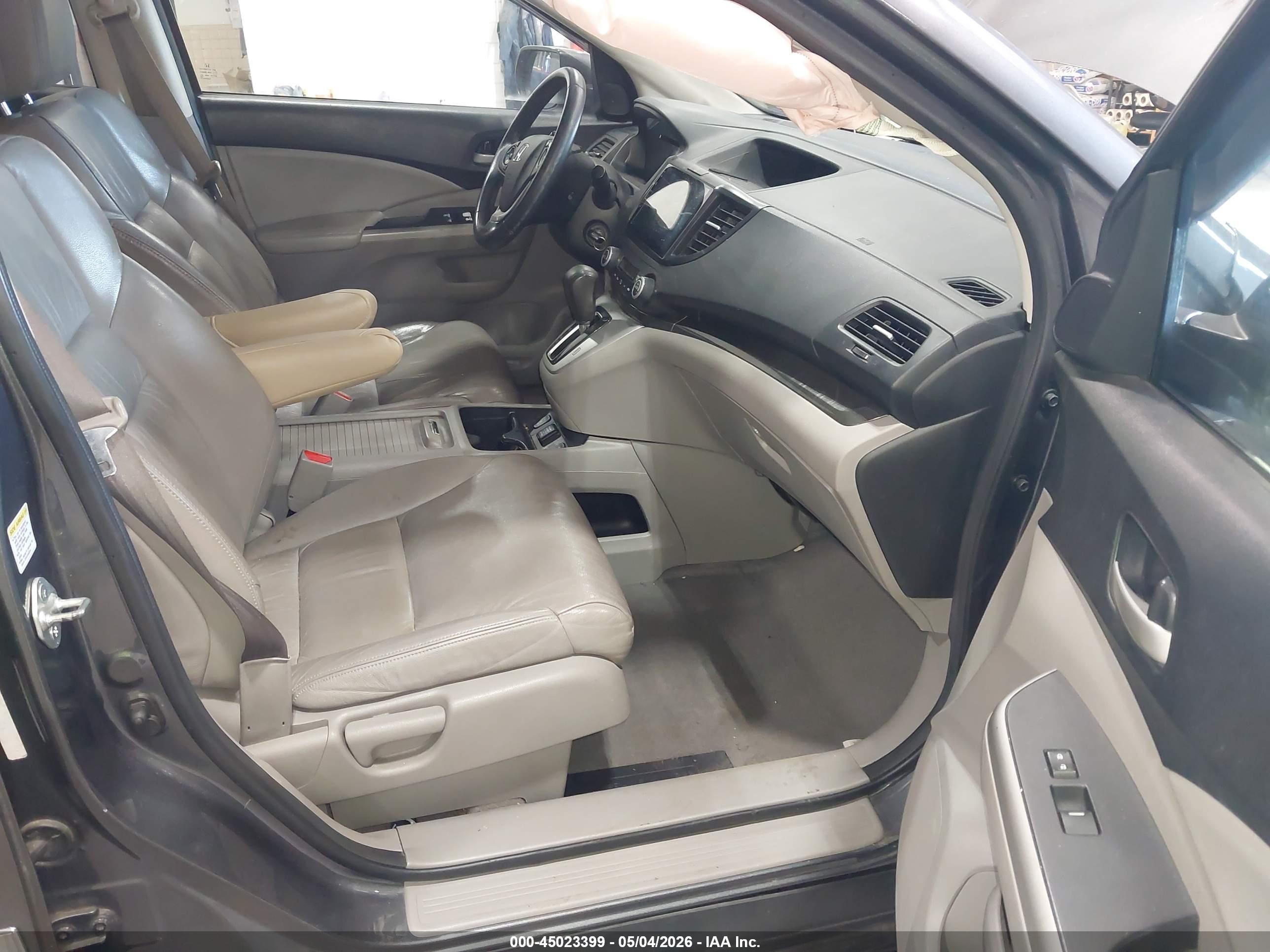 2013 Honda Cr-v Ex-l Gray vin: 5J6RM4H71DL063711
