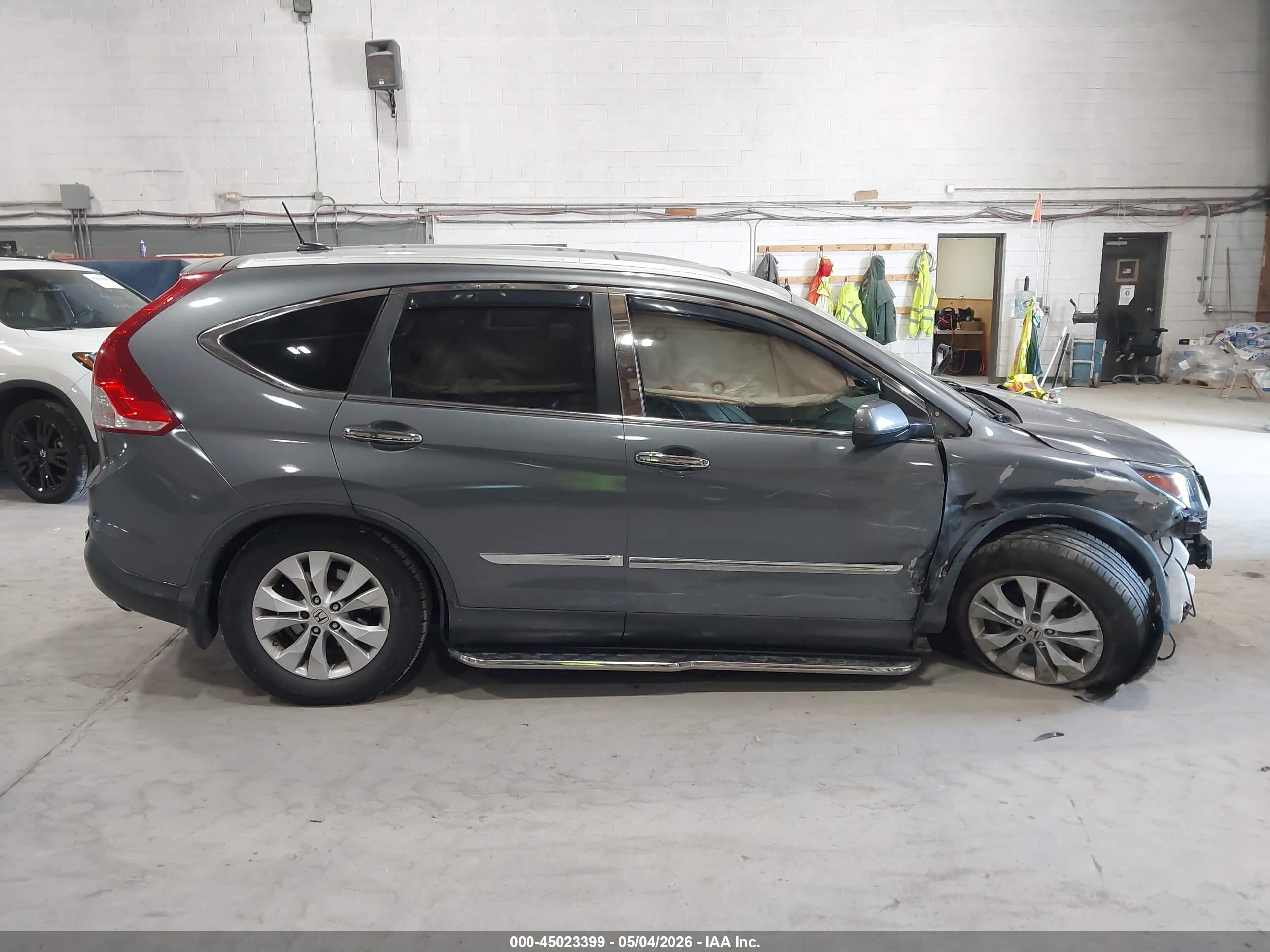 2013 Honda Cr-v Ex-l Gray vin: 5J6RM4H71DL063711