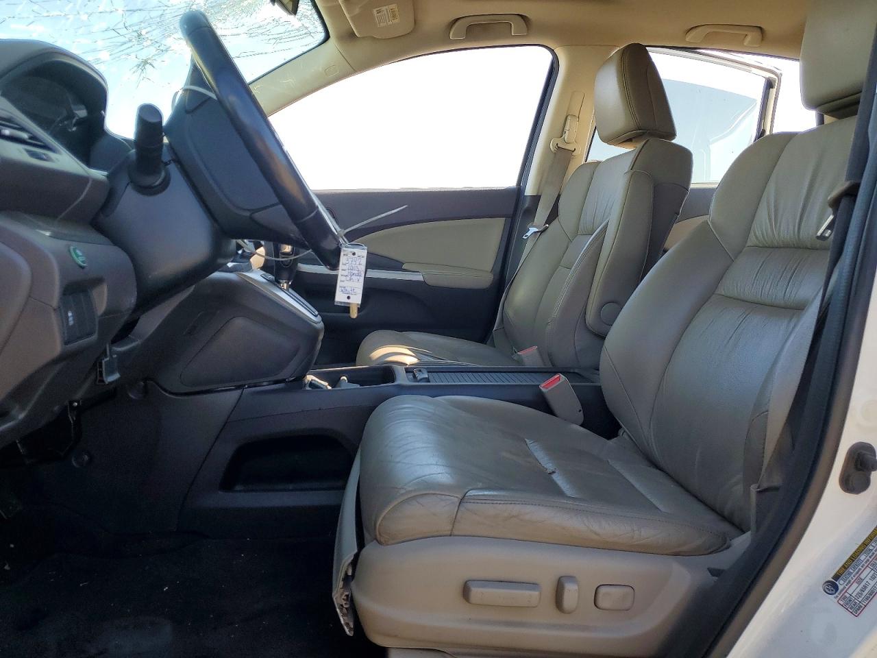2013 Honda Cr-v Exl White vin: 5J6RM4H71DL063742