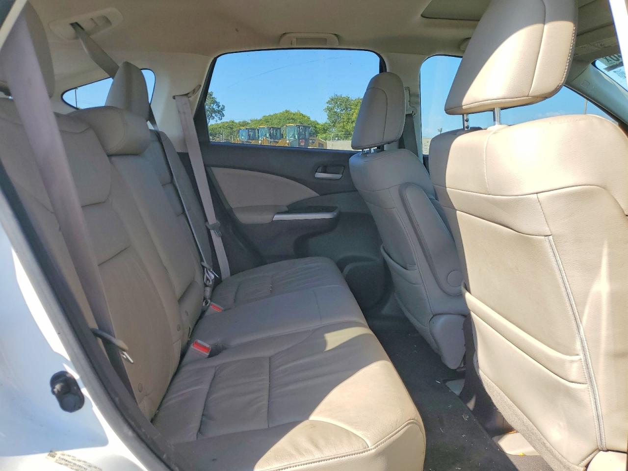 2013 Honda Cr-v Exl White vin: 5J6RM4H71DL063742