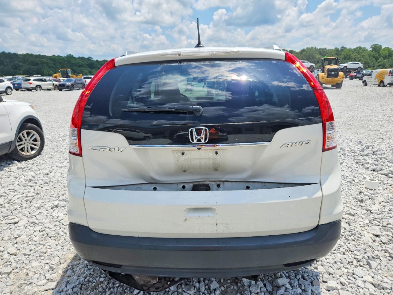2013 Honda Cr-v Exl White vin: 5J6RM4H71DL063790