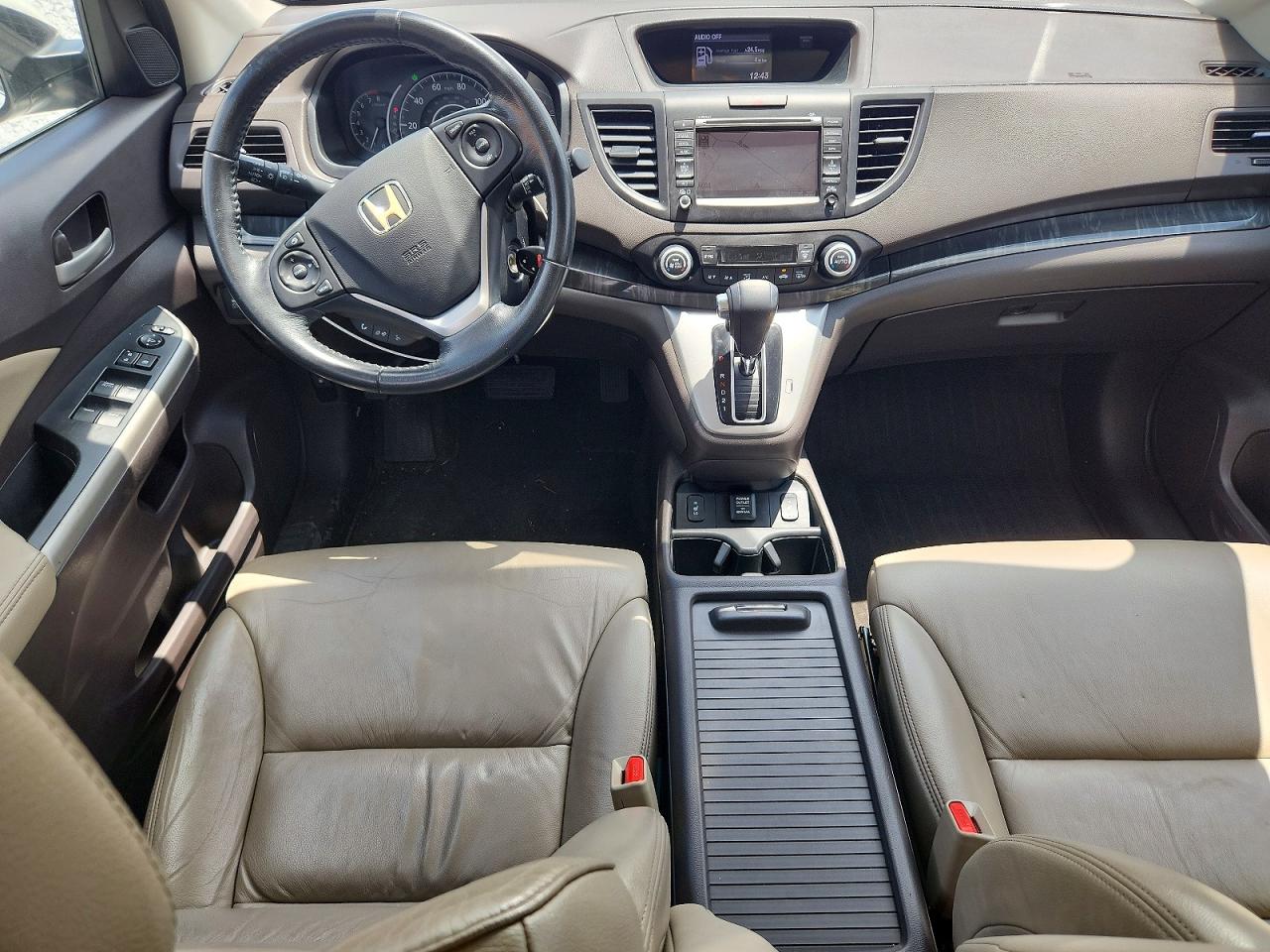 2013 Honda Cr-v Exl White vin: 5J6RM4H71DL063790