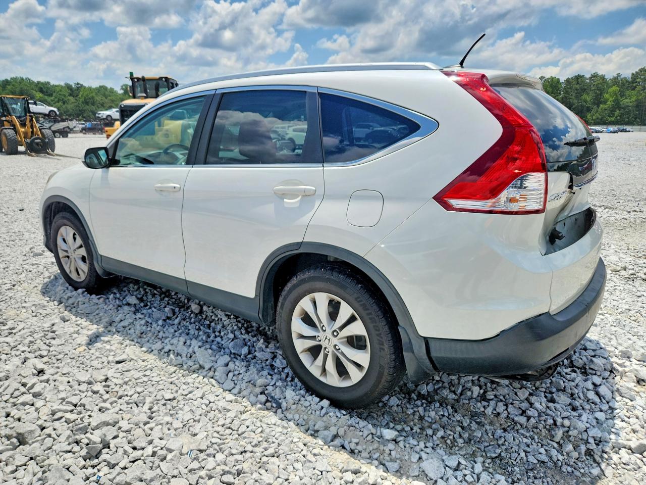 2013 Honda Cr-v Exl White vin: 5J6RM4H71DL063790