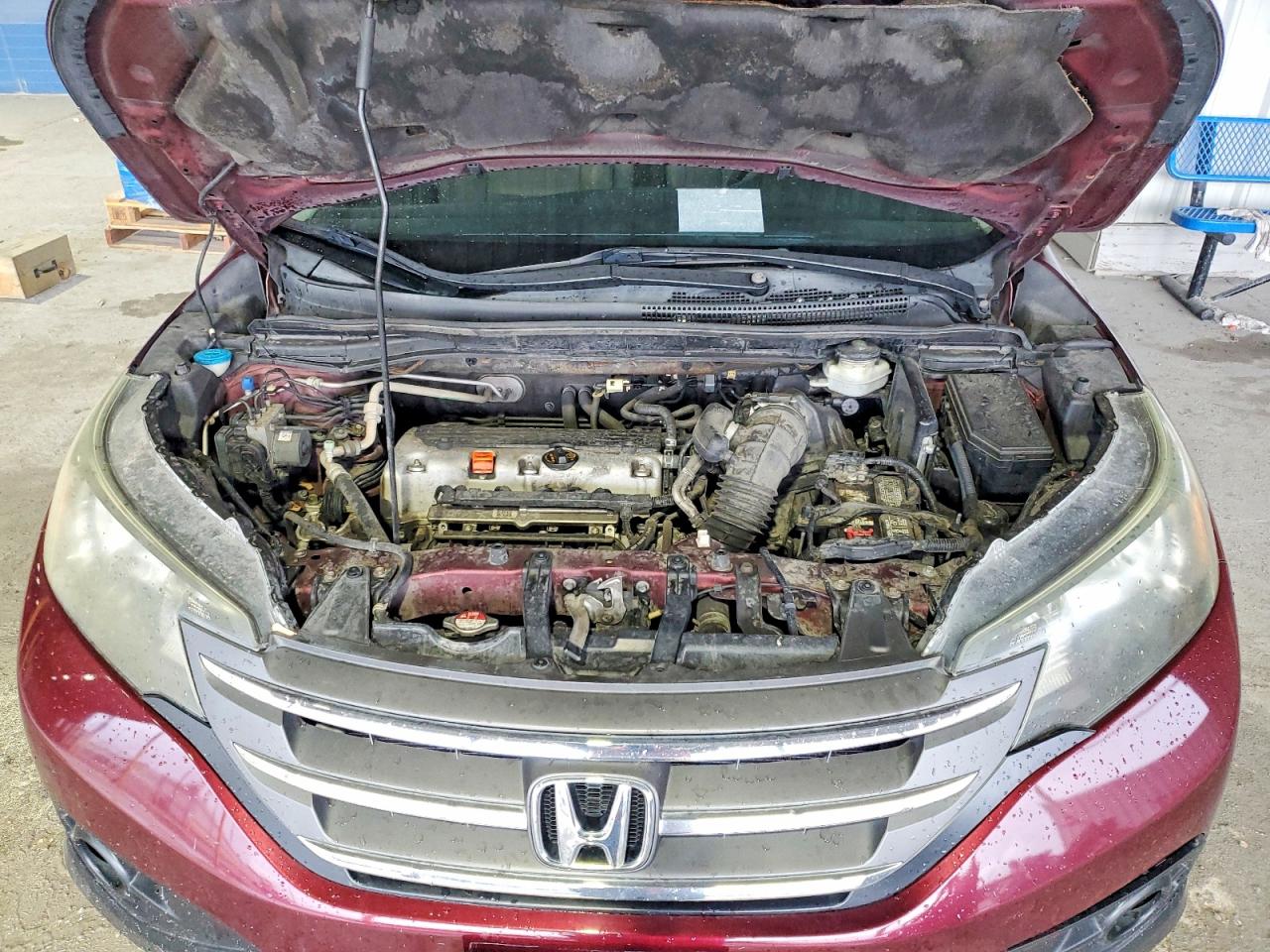 2013 Honda Cr-v Exl Burgundy vin: 5J6RM4H71DL072182