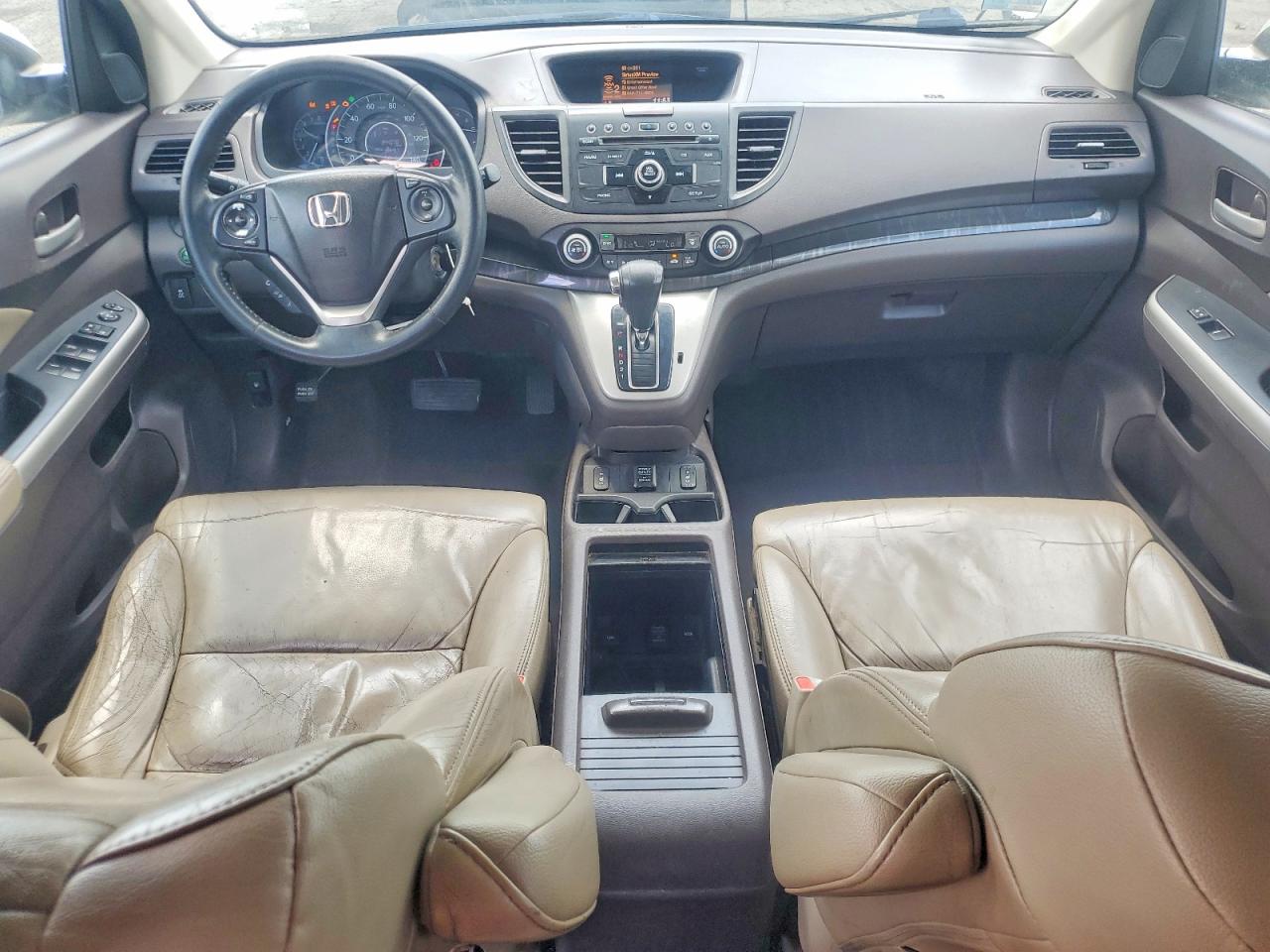 2013 Honda Cr-v Exl White vin: 5J6RM4H71DL082274