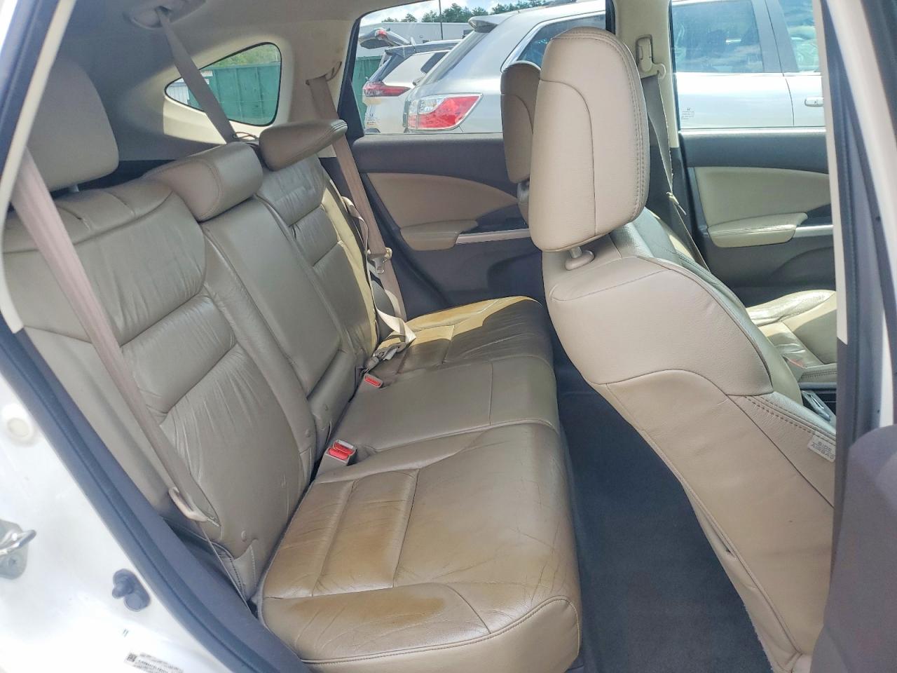 2013 Honda Cr-v Exl White vin: 5J6RM4H71DL082274