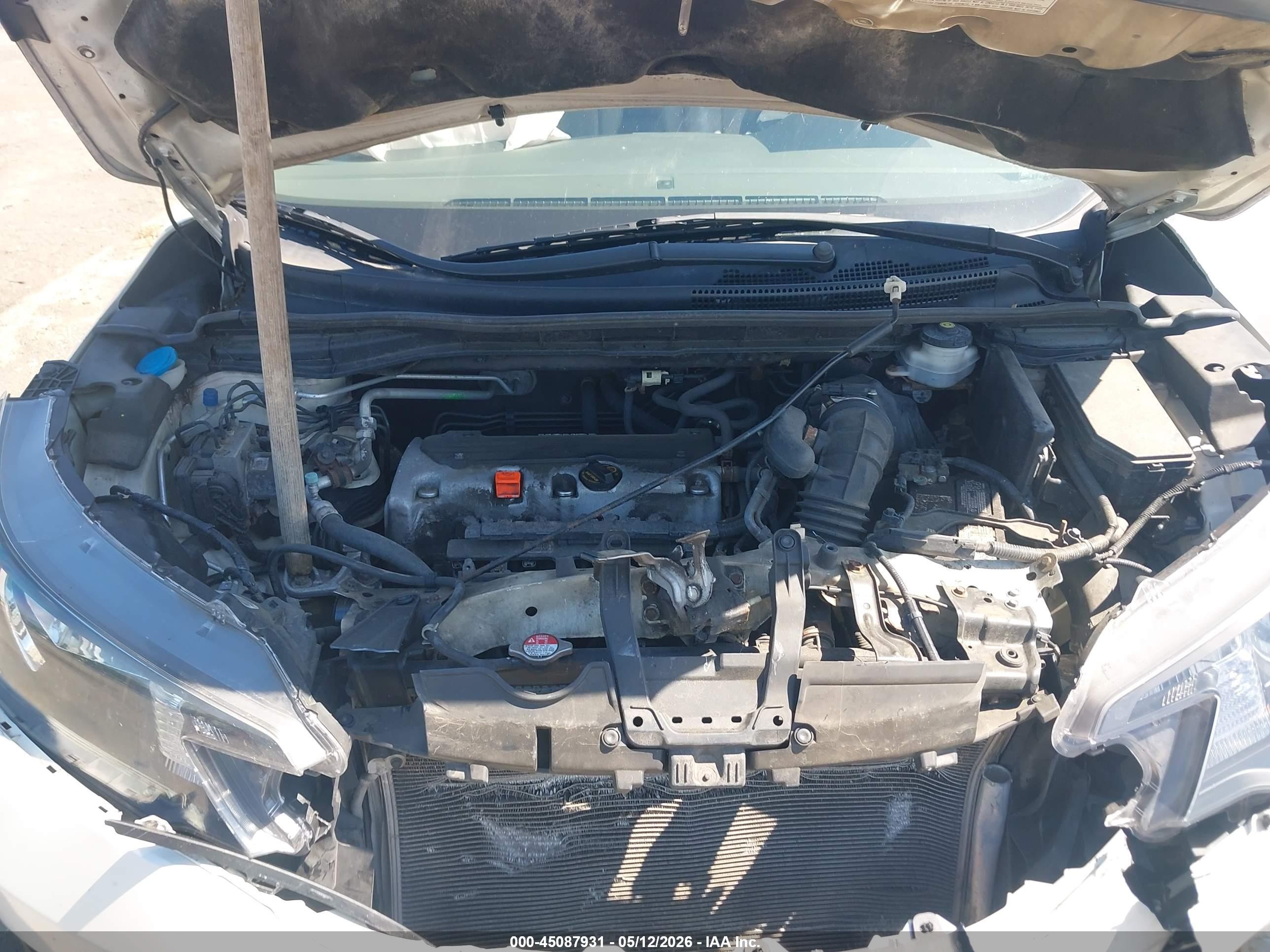 2013 Honda Cr-v Ex-l White vin: 5J6RM4H71DL087569