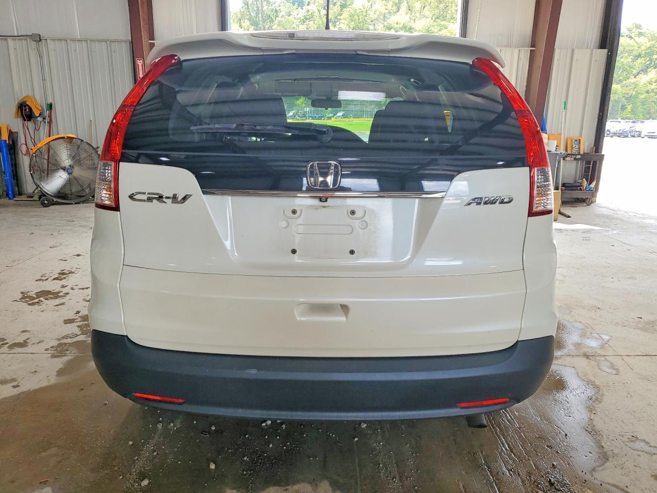 2014 Honda Cr-v Exl White vin: 5J6RM4H71EL011903