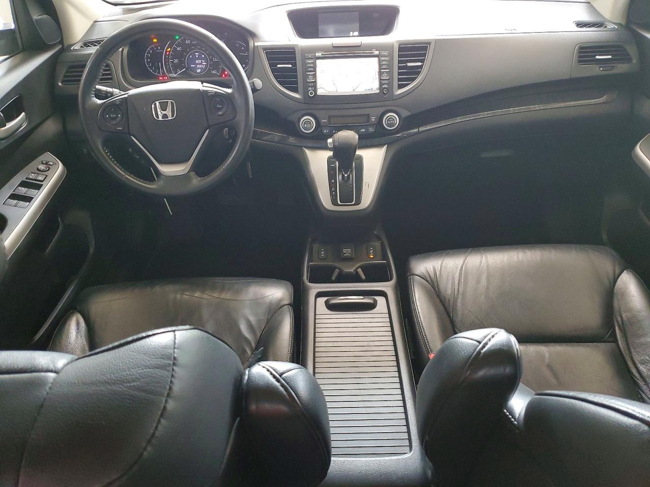 2014 Honda Cr-v Exl White vin: 5J6RM4H71EL011903