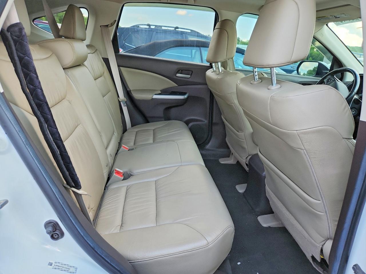 2014 Honda Cr-v Exl White vin: 5J6RM4H71EL030483