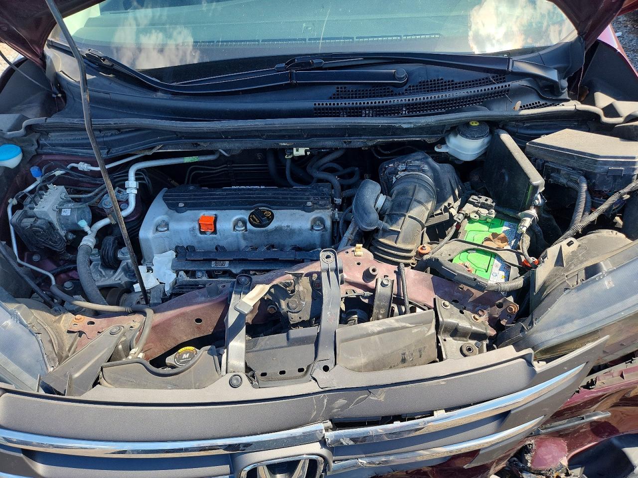 2014 Honda Cr-v Exl Темно-бордовый vin: 5J6RM4H71EL052838
