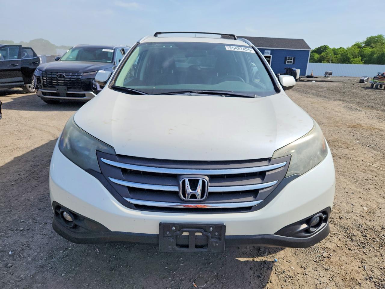 2014 Honda Cr-v Exl Белый vin: 5J6RM4H71EL066657