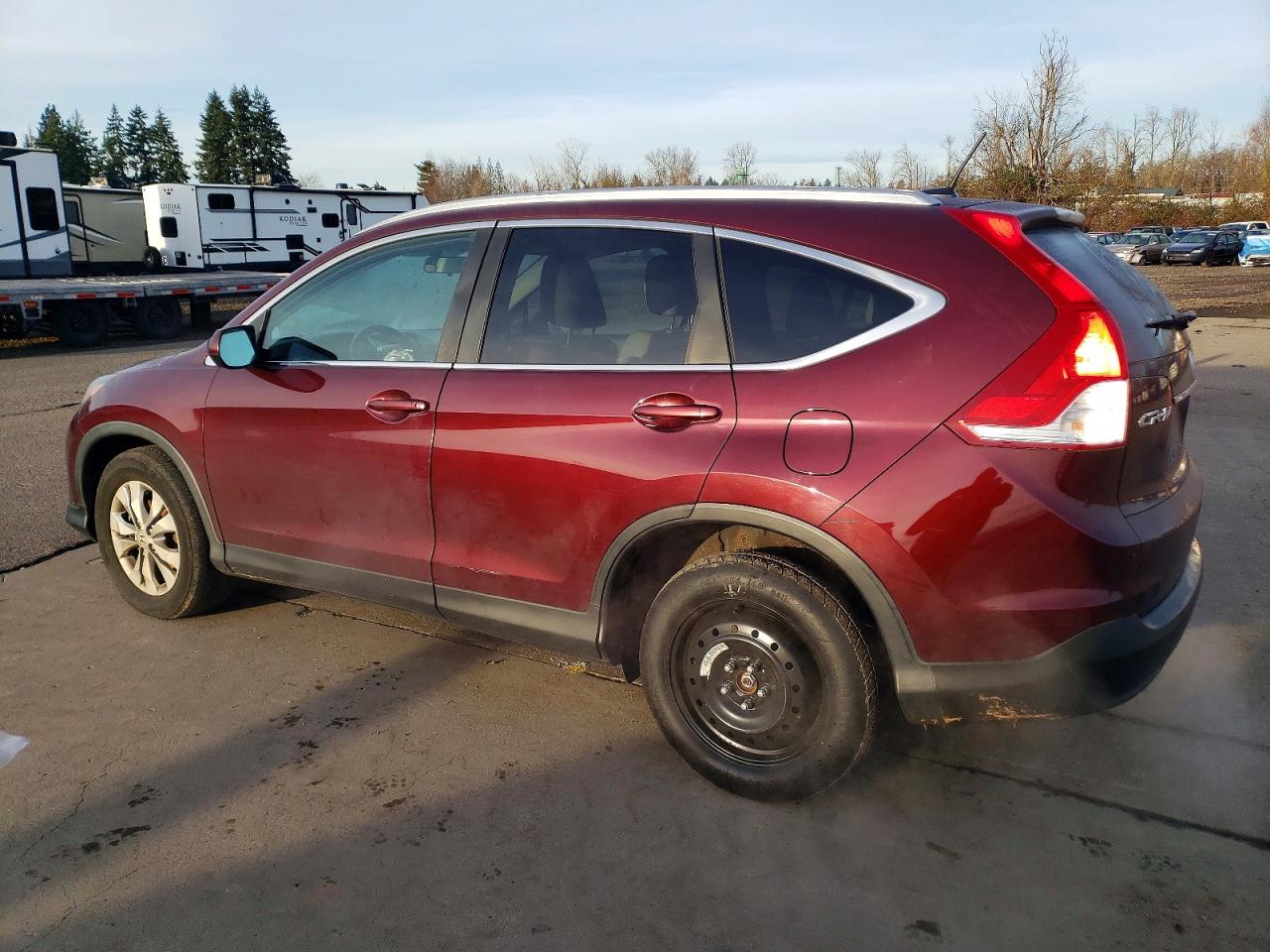 2014 Honda Cr-v Exl Бордовый vin: 5J6RM4H71EL071115