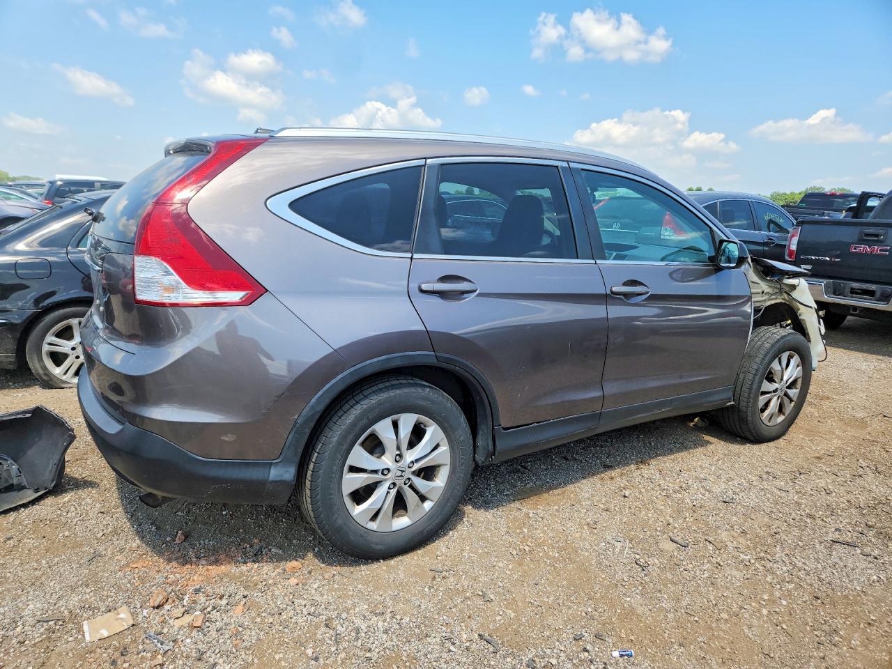 2014 Honda Cr-v Exl Gray vin: 5J6RM4H71EL083393