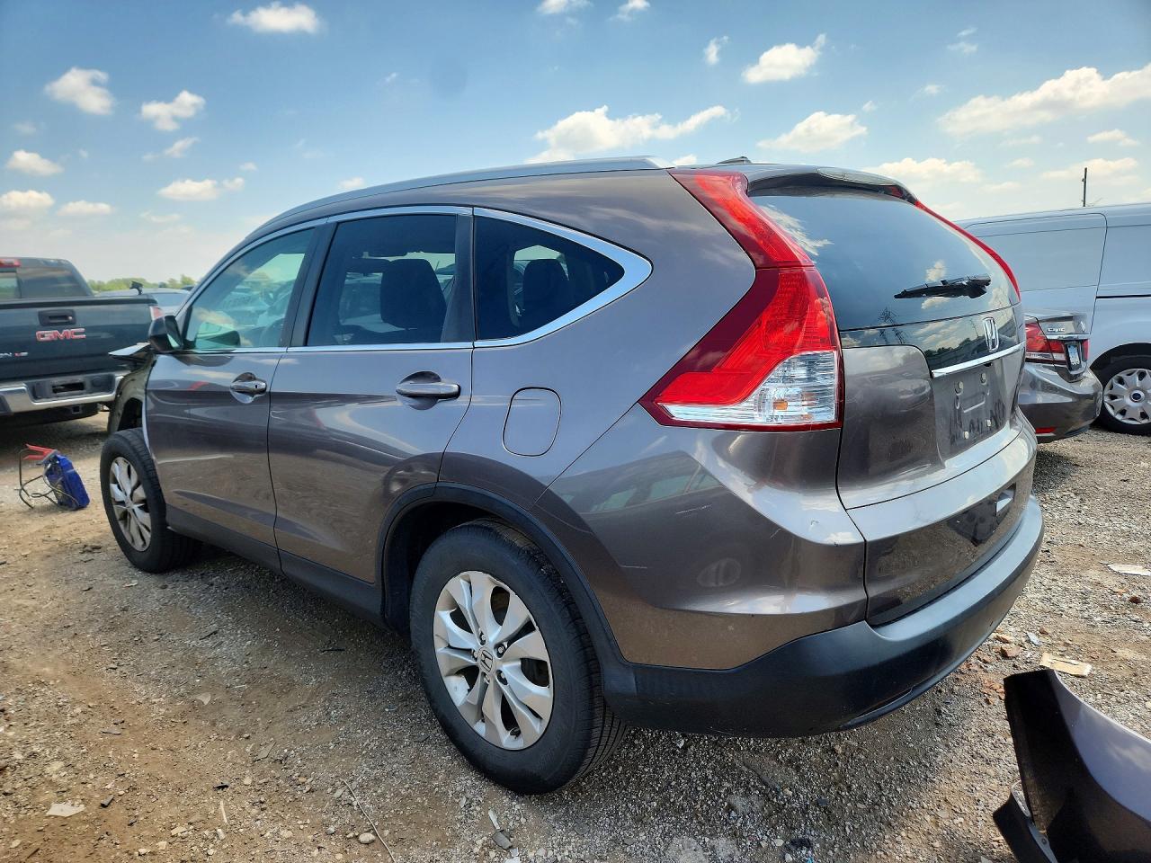 2014 Honda Cr-v Exl Gray vin: 5J6RM4H71EL083393