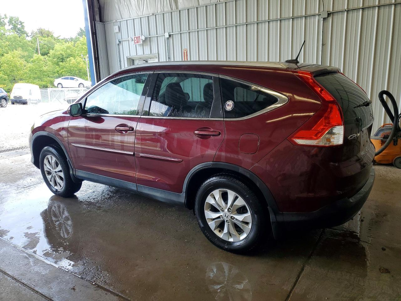 2014 Honda Cr-v Exl Maroon vin: 5J6RM4H71EL093387