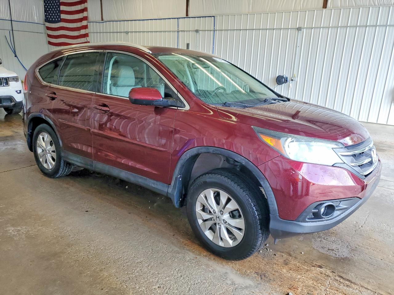 2014 Honda Cr-v Exl Maroon vin: 5J6RM4H71EL093387