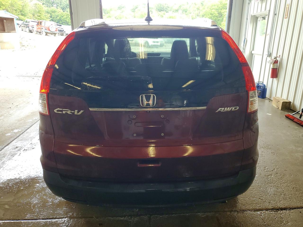 2014 Honda Cr-v Exl Maroon vin: 5J6RM4H71EL093387