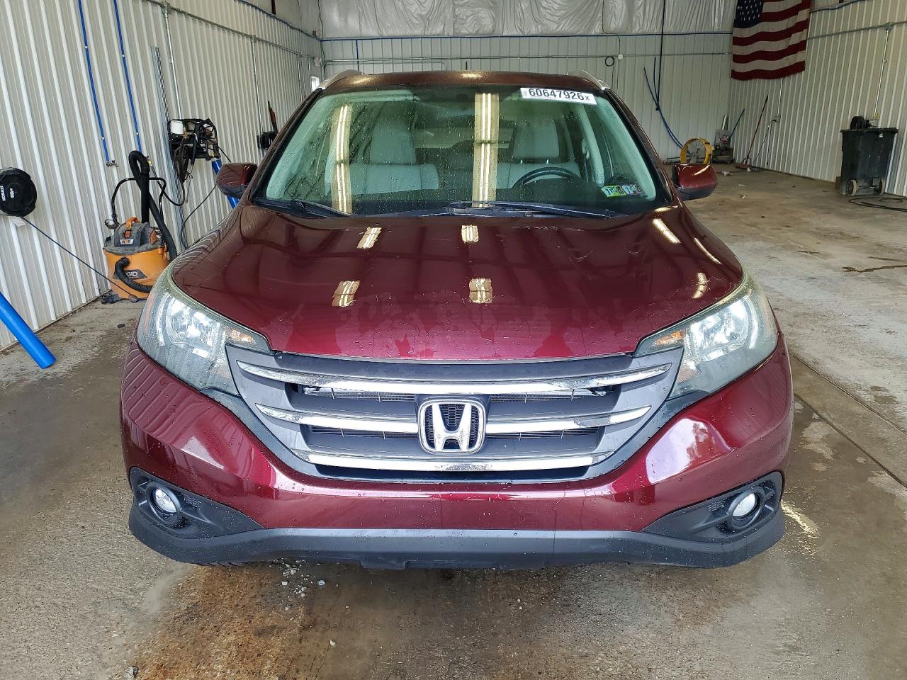 2014 Honda Cr-v Exl Maroon vin: 5J6RM4H71EL093387