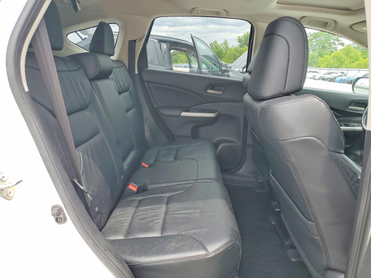 2014 Honda Cr-v Exl White vin: 5J6RM4H71EL099061