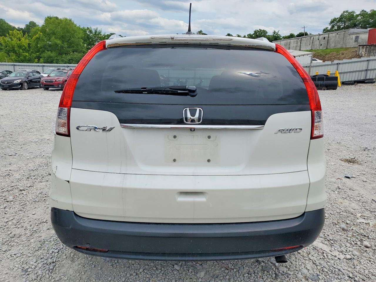 2014 Honda Cr-v Exl White vin: 5J6RM4H71EL099061