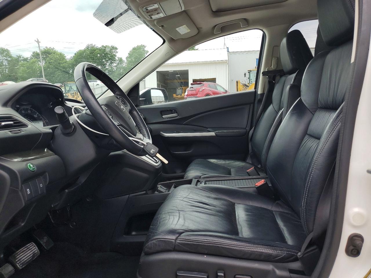 2014 Honda Cr-v Exl White vin: 5J6RM4H71EL099061
