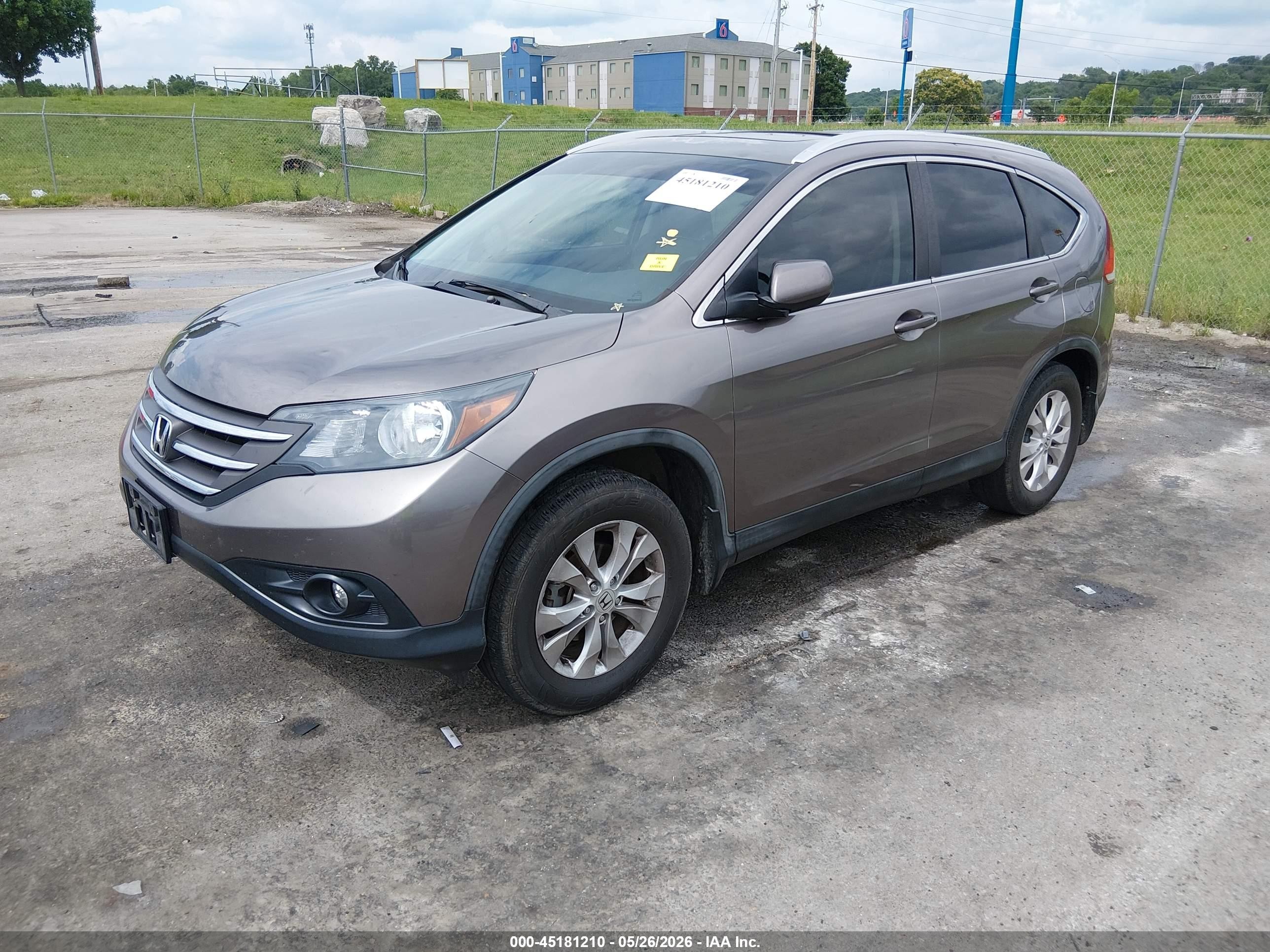 2014 Honda Cr-v Ex-l Gray vin: 5J6RM4H71EL104601