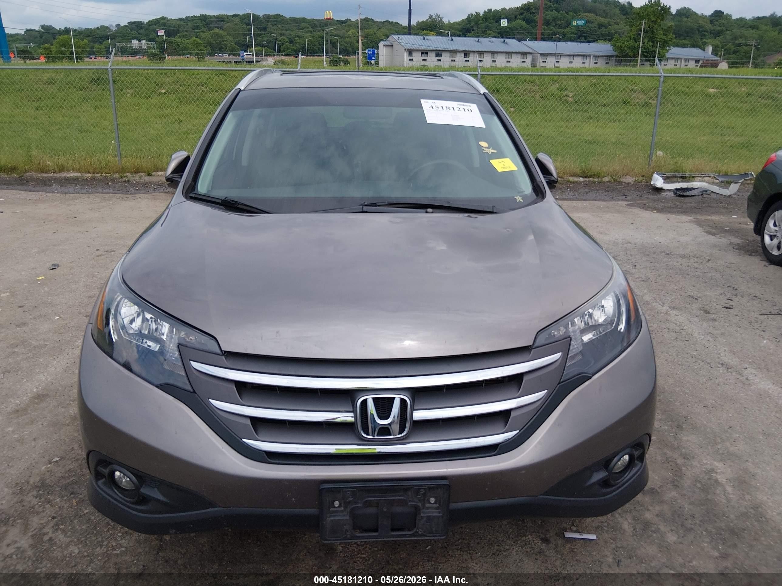 2014 Honda Cr-v Ex-l Gray vin: 5J6RM4H71EL104601