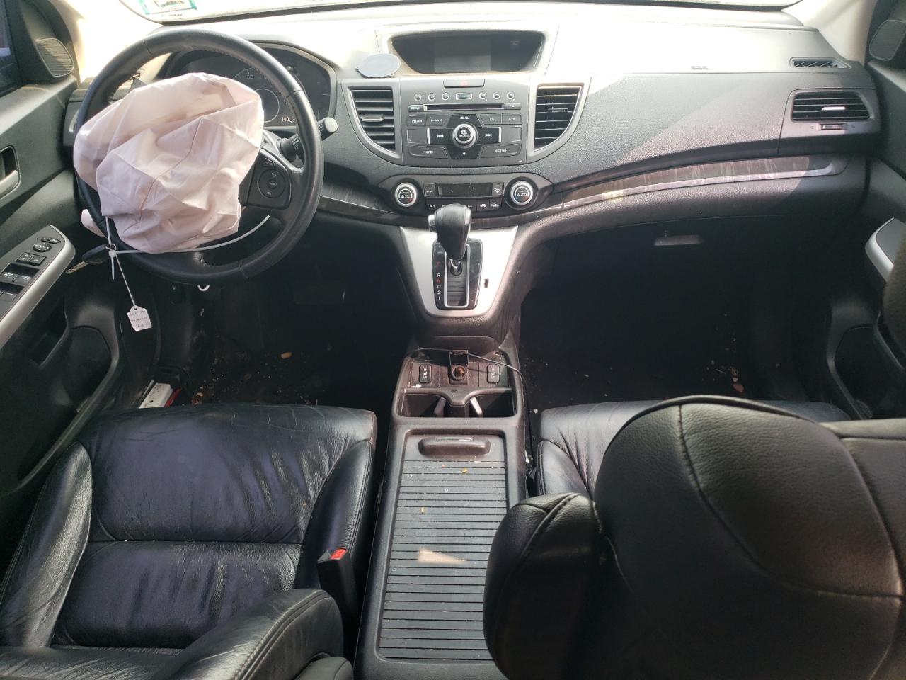 2014 Honda Cr-v Exl White vin: 5J6RM4H71EL117803