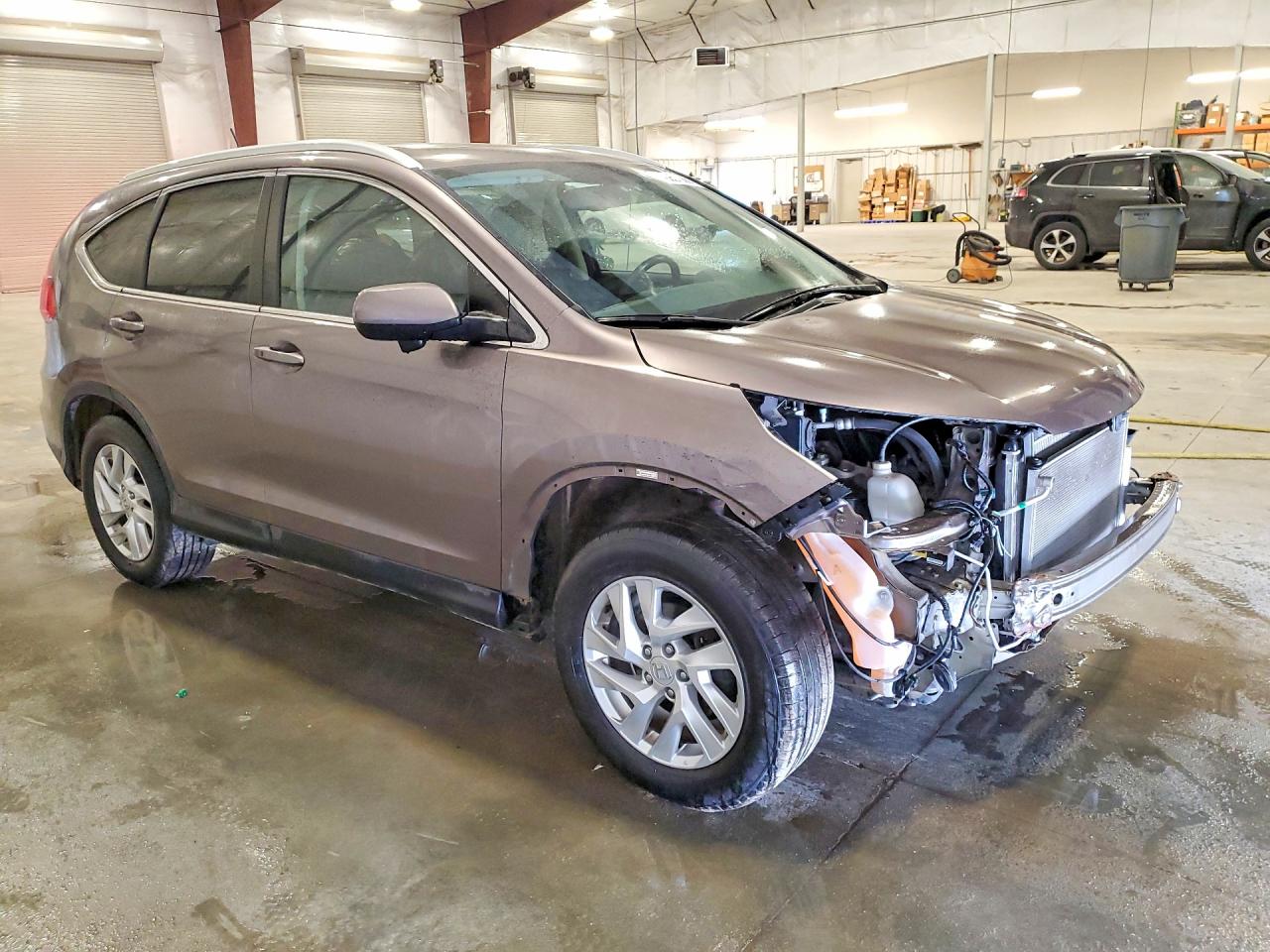 2015 Honda Cr-v Exl Brown vin: 5J6RM4H71FL018464