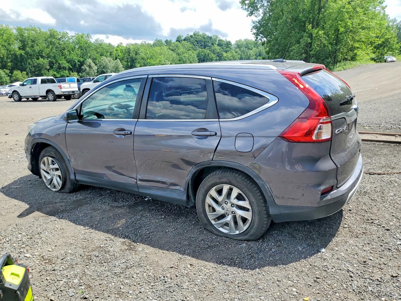 2015 Honda Cr-v Exl Gray vin: 5J6RM4H71FL028895
