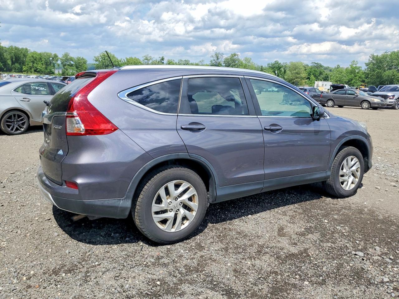 2015 Honda Cr-v Exl Gray vin: 5J6RM4H71FL028895