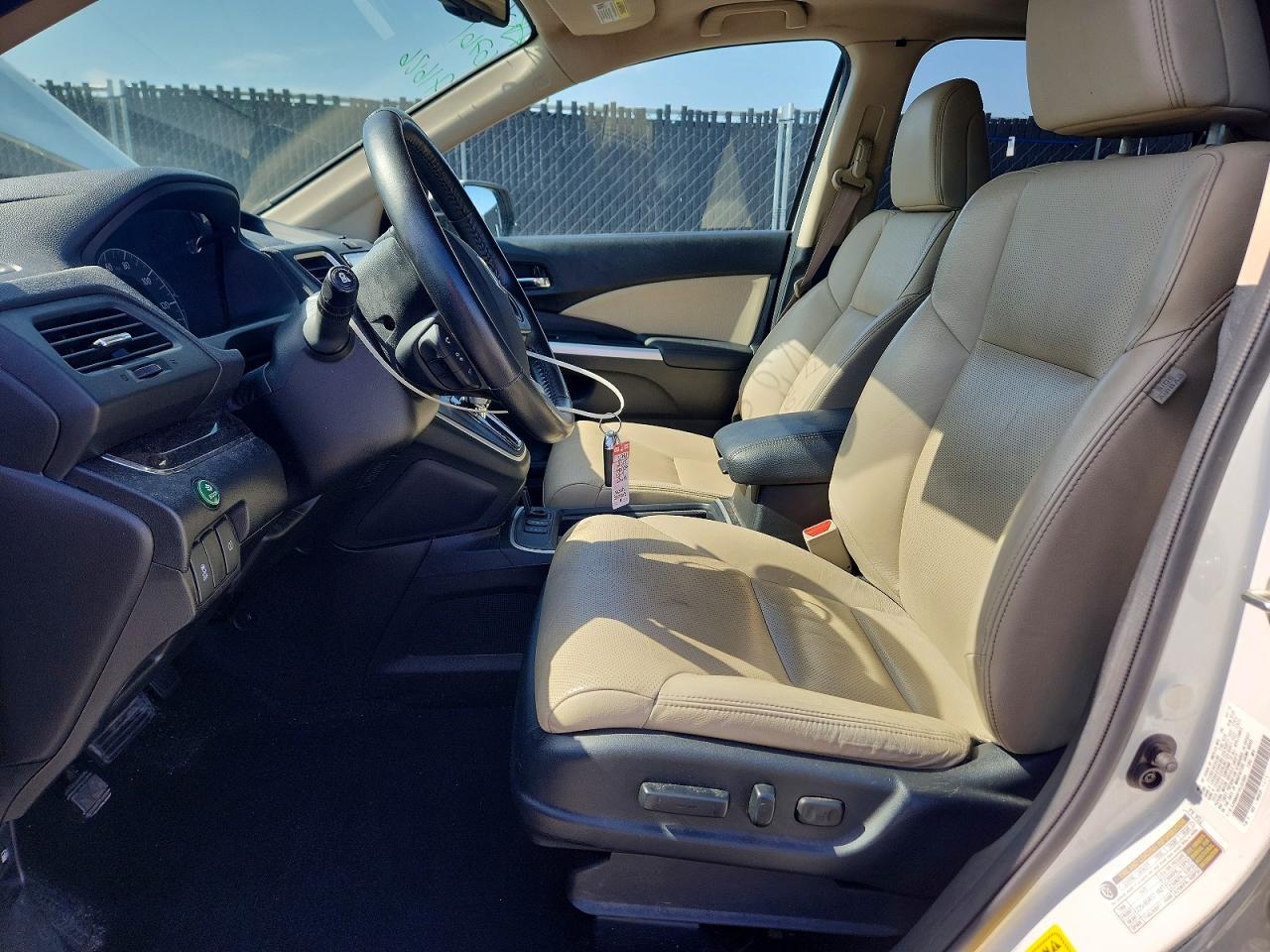 2015 Honda Cr-v Exl White vin: 5J6RM4H71FL057684