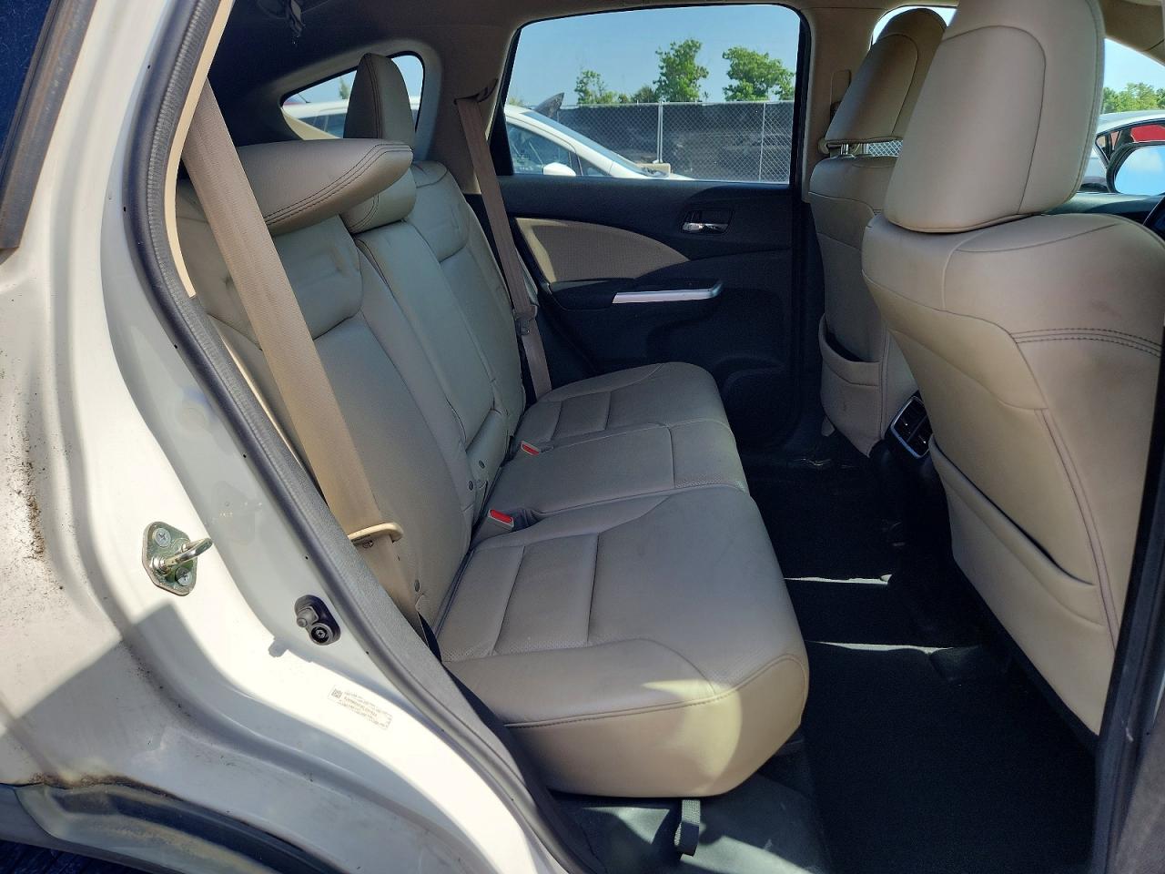 2015 Honda Cr-v Exl White vin: 5J6RM4H71FL057684