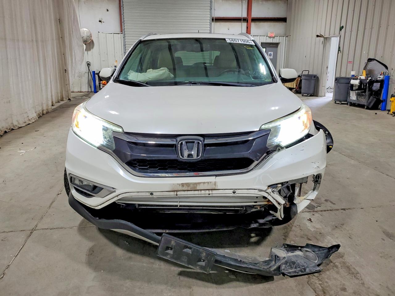 2015 Honda Cr-v Exl Белый vin: 5J6RM4H71FL060956