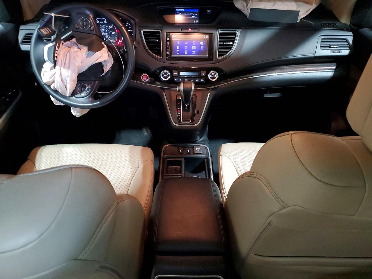 2015 Honda Cr-v Exl Белый vin: 5J6RM4H71FL060956