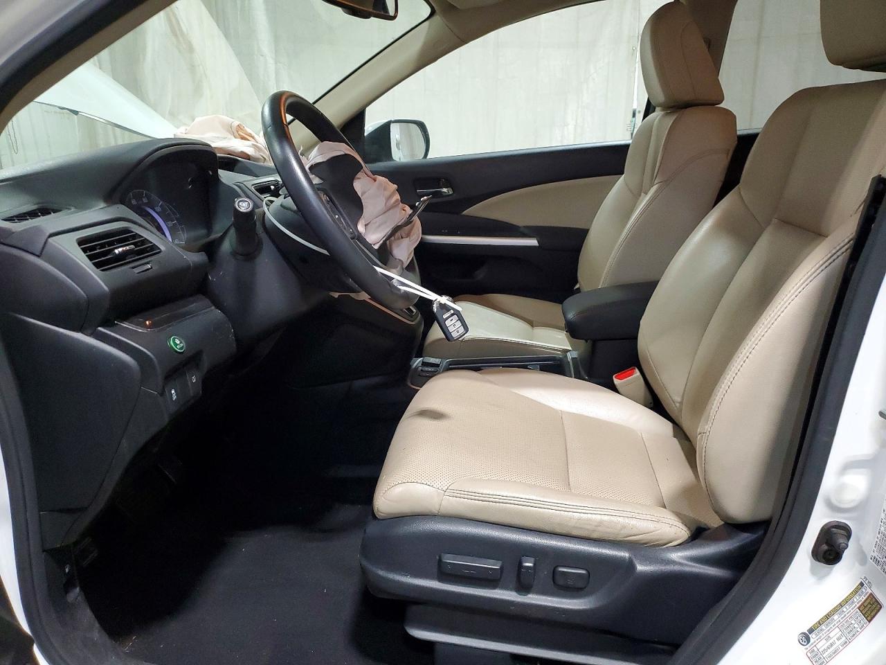 2015 Honda Cr-v Exl Белый vin: 5J6RM4H71FL060956