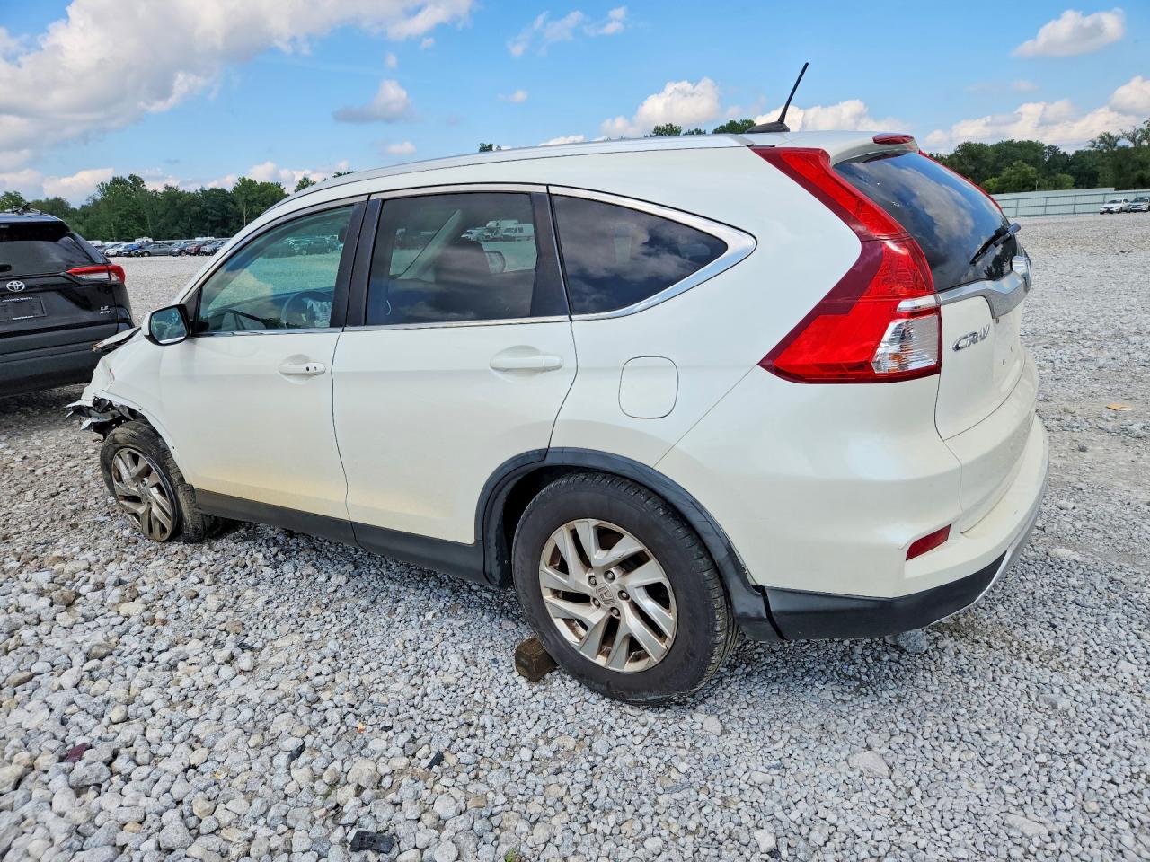 2015 Honda Cr-v Exl Белый vin: 5J6RM4H71FL064490