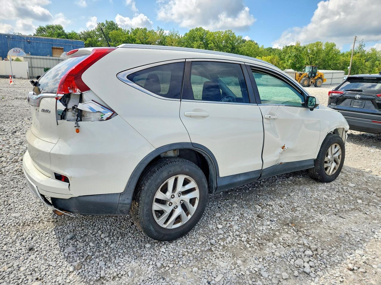 2015 Honda Cr-v Exl Белый vin: 5J6RM4H71FL064490