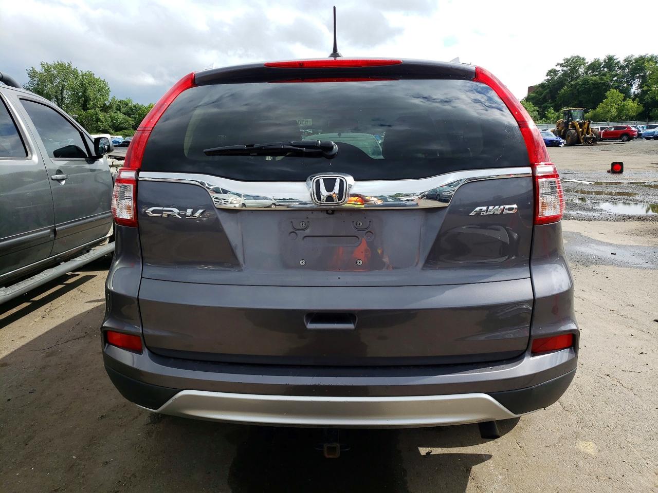 2015 Honda Cr-v Exl Gray vin: 5J6RM4H71FL070323