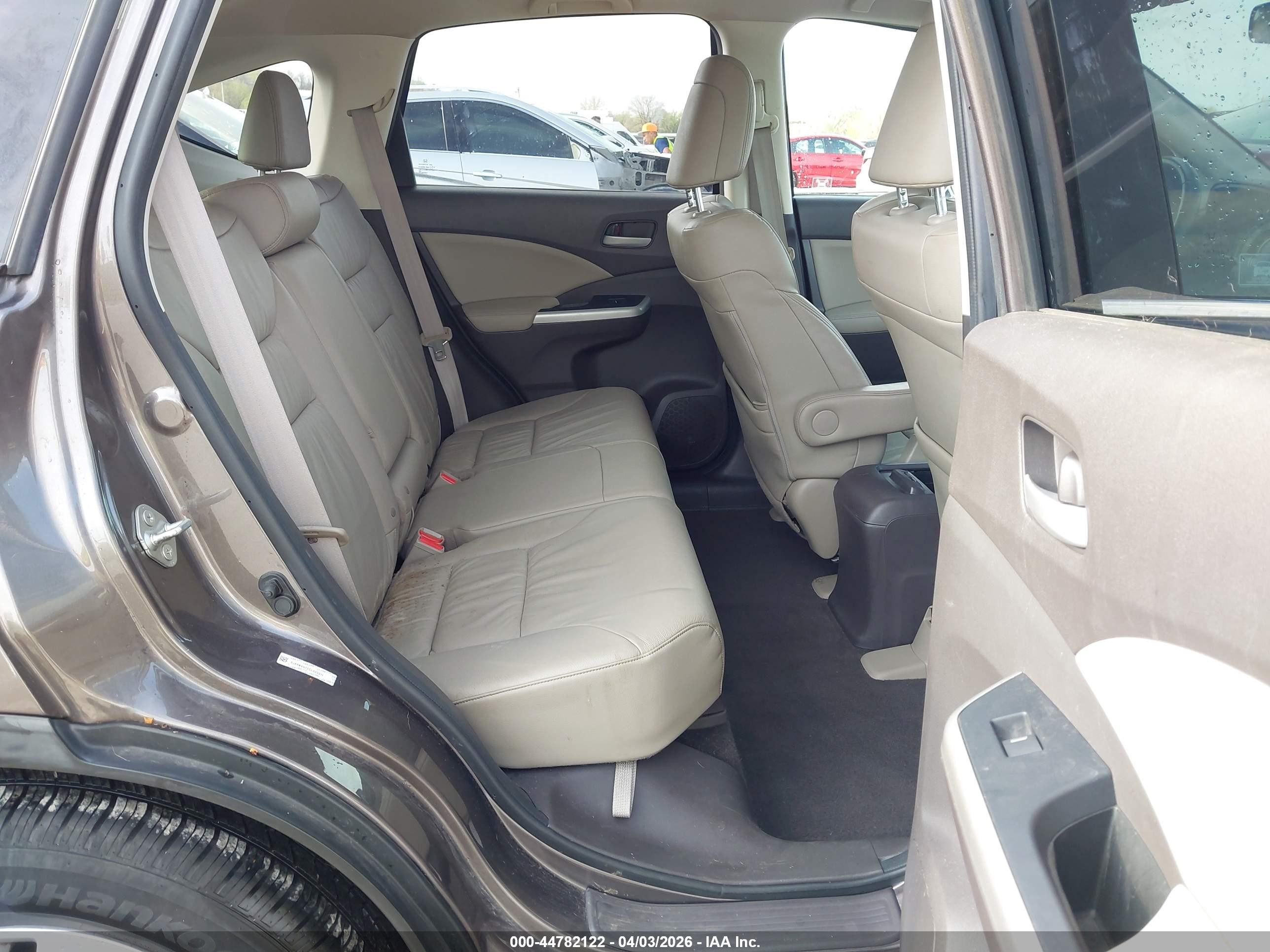 2012 Honda Cr-v Ex-l Gray vin: 5J6RM4H72CL000311