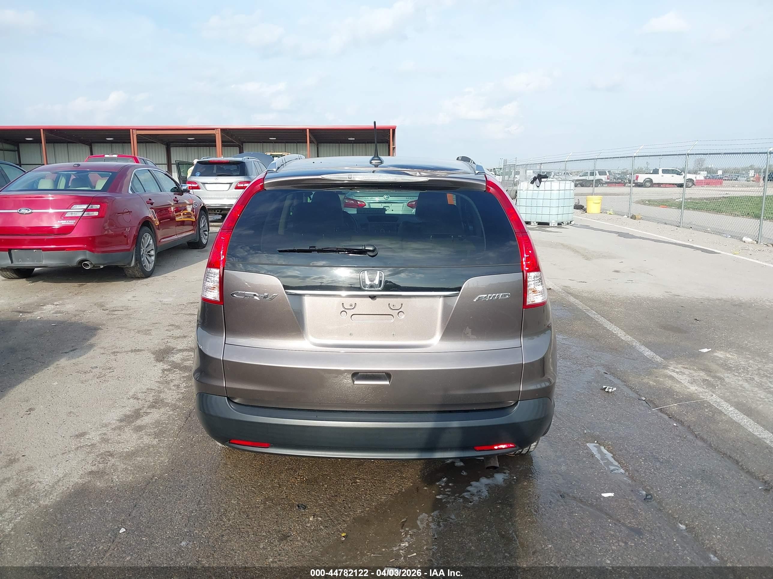 2012 Honda Cr-v Ex-l Gray vin: 5J6RM4H72CL000311
