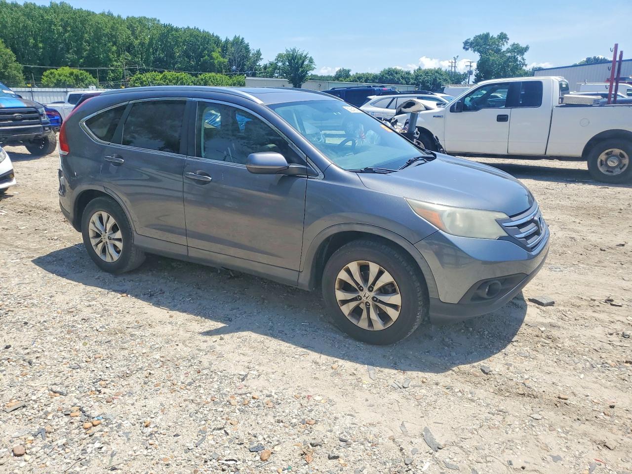 2012 Honda Cr-v Exl Gray vin: 5J6RM4H72CL003452